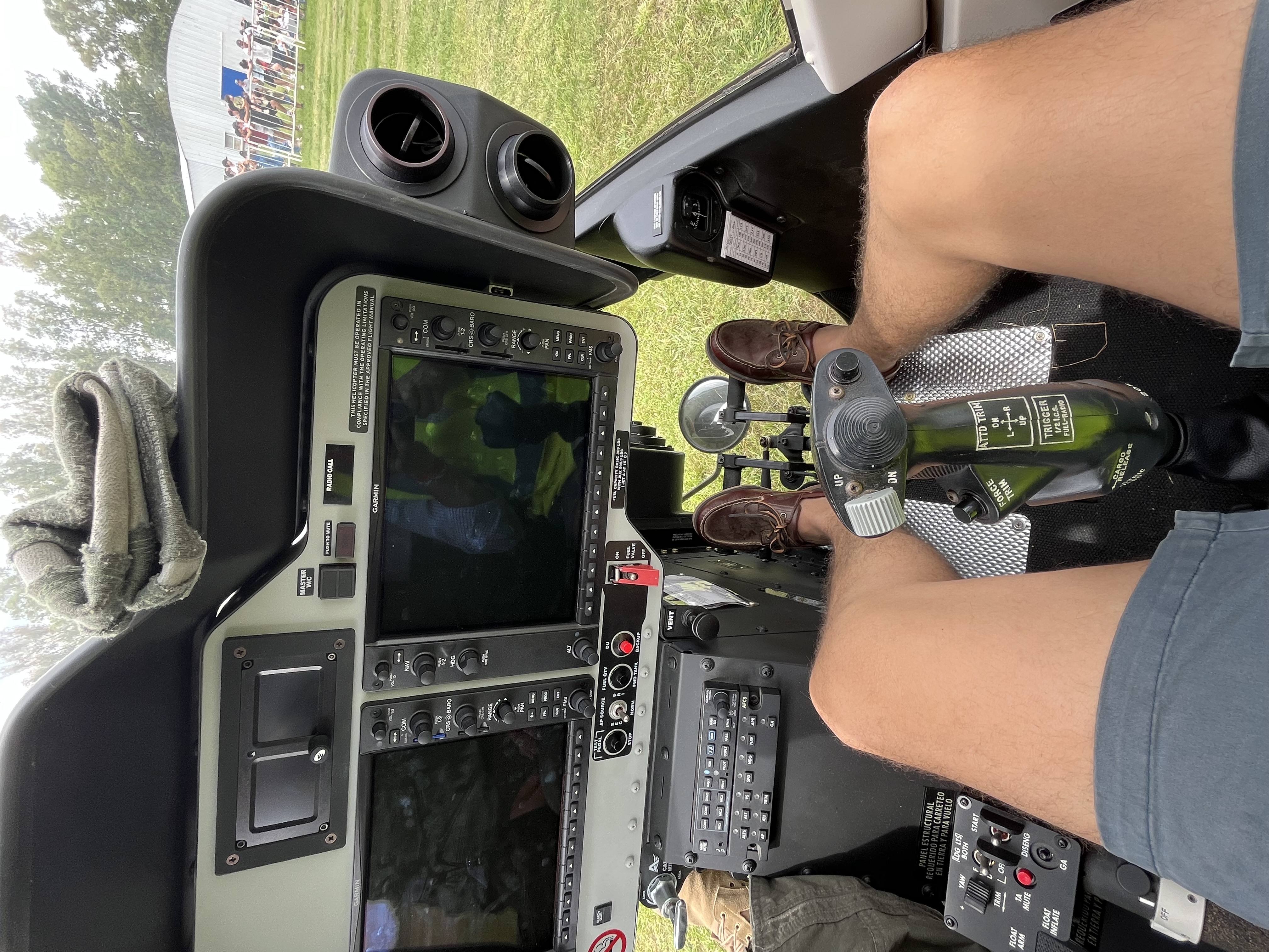 Interior helicóptero